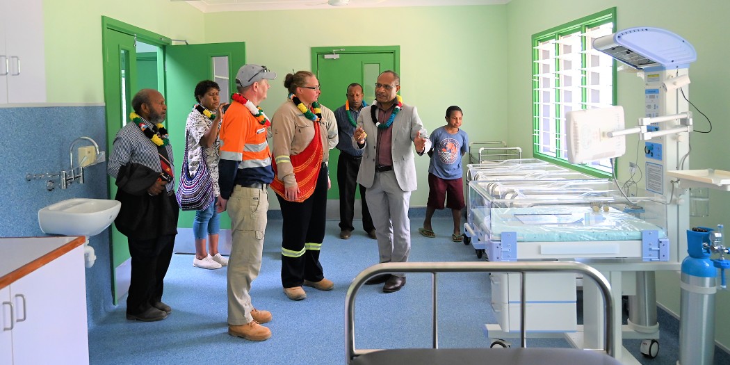 People of Juni get brand new health facility from ExxonMobil PNG