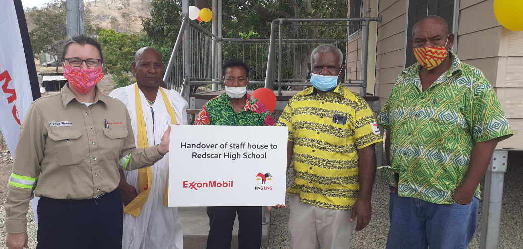 ExxonMobil PNG builds new staff housing at schools neighbouring the PNG LNG Plant