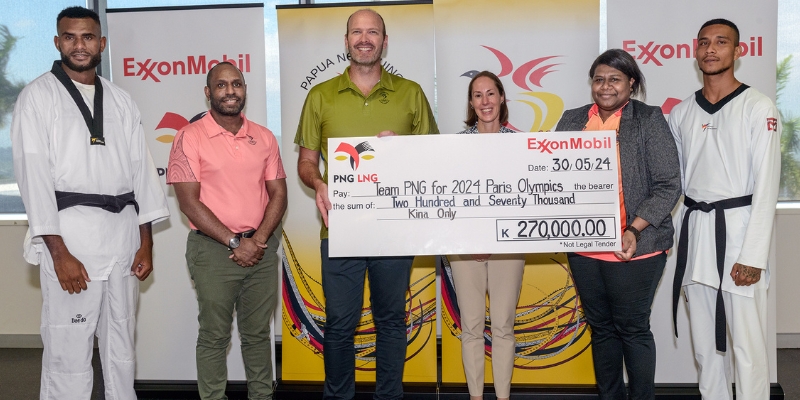 ExxonMobil PNG Supports Team PNG to 2024 Paris Olympics