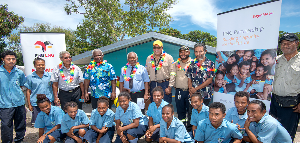 ExxonMobil PNG embraces WASH to champion health and learning opportunities for children in schools near the LNG Plant