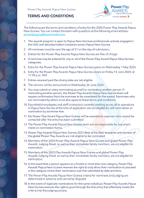 Terms and Conditions