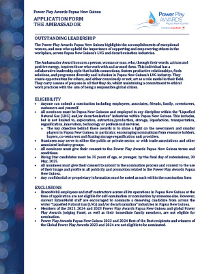 The Ambassador PDF Application